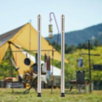 2 Pieces Camping Table Legs Desk Support Stand Retractable Furniture Easy to Install BBQ Picnic long