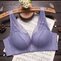 Sexy Bras Seamless Wire Free Sexy Lingerie Women Lace Bra Underwear Women Super Push Up Bra 40/90C white