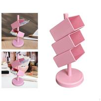 Desk Organizer Makeup Brushes Slant Insert Pen Holder Pencil for Erasers mėlyna