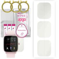 3x apgo Hydrogel Matte ekrano apsauga, skirta Amazfit GTS 2 Mini, Hidrogelio plėvelė, Lankstus, Minkštas TPU su pozicionavimo sluoksniu, lengvas montavimas