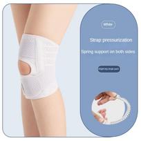 Sports Knee Pads for Meniscus Injuries, Running Jump Rope, Knee Joint, Patella Fixation Protective Sleeve M white