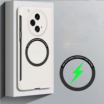 Magsafe Magnetinis Berėmis Kietas PC Dėklas Oppo Find N3 N2 Slim Belaidžiam Įkrovimui Smūgiams Atsparus Matinis Telefono Nugarėlės Dėklas FindN3 Ultra-Plonas oppo find N3 balta