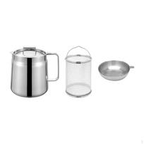 Deep Fryed Basket Fryer Pot Milk Warming Antiscald Multifunction Chicken with Handle 1.5L white