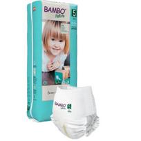 Sauskelnės Bambo Nature, 5 dydis, 11 - 17 kg, 114 vnt.