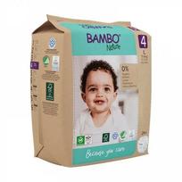 Sauskelnės Bambo Nature, 4 dydis, 7 - 14 kg, 24 vnt.