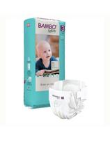 Sauskelnės Bambo Nature, 3 dydis, 4 - 8 kg, 156 vnt.