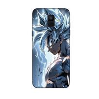 Phone case - Maniacase - Samsung Galaxy A6 2018 - Silicone - Flexible - Songoku ultra instinct juoda