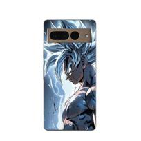 Phone Case - Maniacase - Google Pixel 7 Pro - Silicone - Soft - Son Goku Super Saiyan SSJ3 juoda