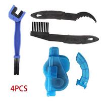 Dviračio kalnų dviračio grandinės plovimo šepetėlis padangų šepetėlių rinkinys techninės priežiūros įrankis 4PCS black
