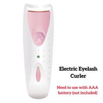 Electric Eyelash Curler Long Lasting Eye Lash Perm Eyelash Riser Eyelashes Clip Makeup Eye Lashes Curler Women Eyes Makeup Tools white