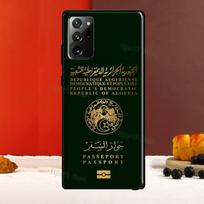 Algerian Passport Flag Case For Samsung Galaxy S20 FE S22 S21 Ultra Note 20 Note 10 S8 S9 S10 Plus Phone Cover Note 20 Ultra black
