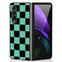 Demon Slayer Cartoon Hard PC Phone Case for Samsung Galaxy ZFold3 Z Fold4 5G ZFold4 Z Fold3 Z Fold 4 Z Fold Print Bag Samsung Z Fold4 5G gray