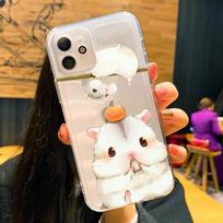 Cute Hamsters Phone Case for iPhone 11 12 13 mini pro XS MAX 8 7 6 6S Plus X 5S SE 2020 XR clear case 6plus or 6s plus