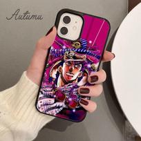 JoJo Jonathan Joestar Phone Case for iPhone 11 12 13 14 Pro Max mini X XR XS SE 2020 5 6S 7 8 Plus Samsung Galaxy S21 S22 Cover iPhone 5 5s SE black