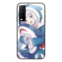 Gawr Gura Cute Phone Case For VIVO Y95 Y93 Y31 Y20 V19 V17 V15 Pro X60 NEX Soft Black Phone Cover VIVO Y95