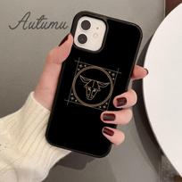 Zodiac Signs Phone Case for iPhone 11 12 13 14 Pro Max mini X XR XS SE 2020 5 6S 7 8 Plus Samsung Galaxy S21 S22 Cover shell iPhone 5 5s SE