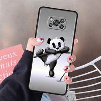 Case For Xiaomi Mi Poco X3 NFC X4 Pro F3 F4 GT M4 M3 F1 C40 11 Lite 11T TPU Silicone Funda Phone Cover Cute Cartoon Animal Panda Poco X4 GT gray
