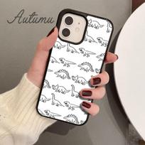 Dinosaurs Phone Case for iPhone 11 12 13 14 Pro Max mini X XR XS SE 2020 5 6S 7 8 Plus Samsung Galaxy S21 S22 Cover shell iPhone 5 5s SE