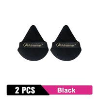 2/3/4/6Pcs Triangle Powder Puff Velvet Makeup Sponge Face Soft Powder Puff Eyes Contouring Shadow Blender Washable Cosmetic Tool black