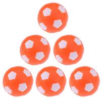 6 Pieces of Table Soccer Football Soccer Balls Made of white