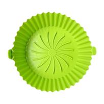 Fryer Silicone Pan Easy To Clean  Fryer Oven Accessories Basket Replacement Parchment Liner One Size žalia