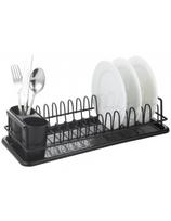 Indų džiovykla Rosberg R53000M, 41.5 cm x 17.5 cm x 9.5 cm, plastikas/metalas, juoda sp.