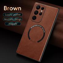 Luxury Case For Samsung S24 S23 S22 Ultra A15 A25 A35 A55 A14 A24 A34 A54 A13 A23 A33 A53/Redmi Note 13 Pro/Honor Magic 6 Pro Leather Silicone Cover huawei p40pro raudona