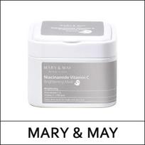 [MARY & MAY] (bo1) Niacinamide Vitamin C Brightening Mask (30ea)400g white
