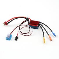 Bešepetėlis ESC elektrinis greičio reguliatorius, atsparus vandeniui, didelis atsparumas trukdžiams, skirtas 1/14 1/16 nuotolinio valdymo automobiliui 25A juoda