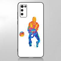 Krepšinio krepšys dunk Dėklas Samsung Galaxy A12 A02S A22 A32 A52 A72 A71 A51 A41 A31 A21 A11 A50 A70 A10S A20S Juodas dangtelis Samsung A02 white