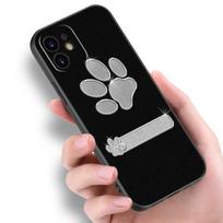 Geriausi draugai Šuns letenos telefono dėklas Apple iPhone 14 13 12 Mini 11 Pro Max 7 8 XR X XS 7 8 Plus SE 2020 2022 juodas dangtelis iPhone 14
