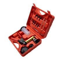Multifunctional Car Vacuum Pump Tester, Handbrake Fluid Discharge Tool, 0~30inHg 0~760mmHg (kPa)Can Easily Empty The Car Brake,Universally. 26.22*8cm raudona