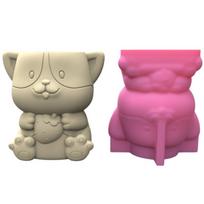 Little Dog Succulent Flower  Silicone Mold Concrete Candlestick Resin Mould  Succulent Planter Craft Casting Tool