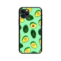 Black tpu case for iphone 5 5s se 2020 6 6s 7 8 plus x 10 XR XS 11 12 mini pro MAX back cover Green avocado iphone 5 5S SE