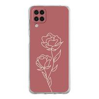 Telefono dėklas Samsung A13 A15 A25 A51 A71 A21S A11 A31 A52 A41 A23 A53 A73 A32 5G A03S A05s Dangtelis Paprastumo linijos Art saulė mėnulis Samsung A12