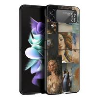 Z Flip 4 Phone Case for Samsung Galaxy Z Flip 3 5G ZFlip3 Flip3 zflip Flip4 Hard Cover Mona Lisa Van gogh Oil Painting Art Shell Galaxy Z Flip