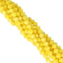 Dvigubo kūgio formos natūralūs tarpiniai karoliukai Krištolinio stiklo laisvi rankdarbių karoliukai Papuošalų gamybai Briaunuoti DIY Apyrankės Vėrinio 4mm 110vnt Priedai