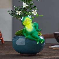 Varlės statula Gyvūno skulptūra Stalo amatas Ornamentas Kūrybinga animacinė dekoratyvinė figūrėlė verandai Style B