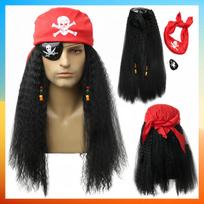2025 Cosplay Halloween Pirate Long Wig For Men HW935