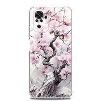 Phone Case For Xiaomi Redmi Note 13 12 5G 9S 9 8 10 11 Pro Plus 4G 9T 13C 12C10C 9C 9A 7 Clear Cover Cherry Blossom Tree Redmi Note 13 4G white