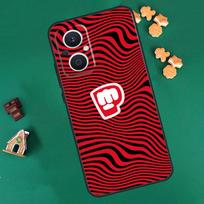 Pewdiepie Bangų Dėklas OPPO Reno 10 Pro 4Z 5Z 8T 4 5 6 7 8 Lite OPPO Find X6 Pro X3 X2 Neo X5 Lite Viršelis OPPO Reno6 5G black