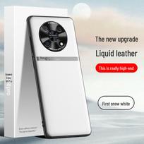 Huawei Enjoy 50 Pro Liquid Leather Anti-Fall Protective Cover Huawei Enjoy 50pro sniego baltumo spalva