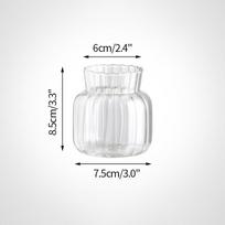 Gėlių vazos stiklai augalams Nordic Glass gėlių vaza Skaidri hidroponiniai stikliniai gėlių vazonai namų dekoravimui stalo papuošalai