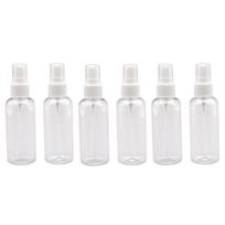 60 ml skaidrus plastikinis purškiamas buteliukas 5 purškiami buteliukai papildomas purškiklis One Size balta