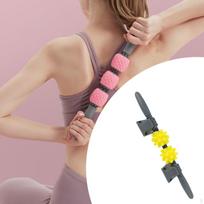 PU Massage Roller Stick Full Body Exercise Back Muscle balta