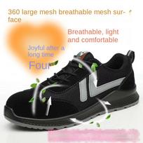 Labor Insurance Shoes Anti-smashing, Anti-piercing, Low-top Construction Site Non-slip and Wear-resistant Safety Protective Shoes 36