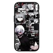 Dėklas iPhone 15 14 Xiaomi Redmi Note 13 12 11 Pro Max X 8 7 9 XR Samsung Galaxy S24 S23 A05 OPPO A15 Huawei Anime Tokyo Ghoul Telefono dėklas for Xiaomi Poco F6 rausvai ruda