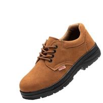 Electric Welding Welder Labor Insurance Shoes Men's Anti-smashing and Anti-piercing Construction Site Non-slip and Wear-resistant Work Shoes 36