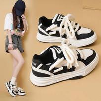 Autumn New Students Hong Kong Style Sneakers Casual Sports Street Shooting White Shoes 35
