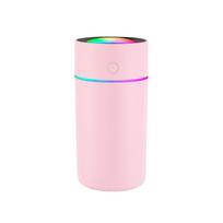 320 ml USB mini drėkintuvas LED nakties šviesos purškimo difuzorius namų biuro automobiliui raudona